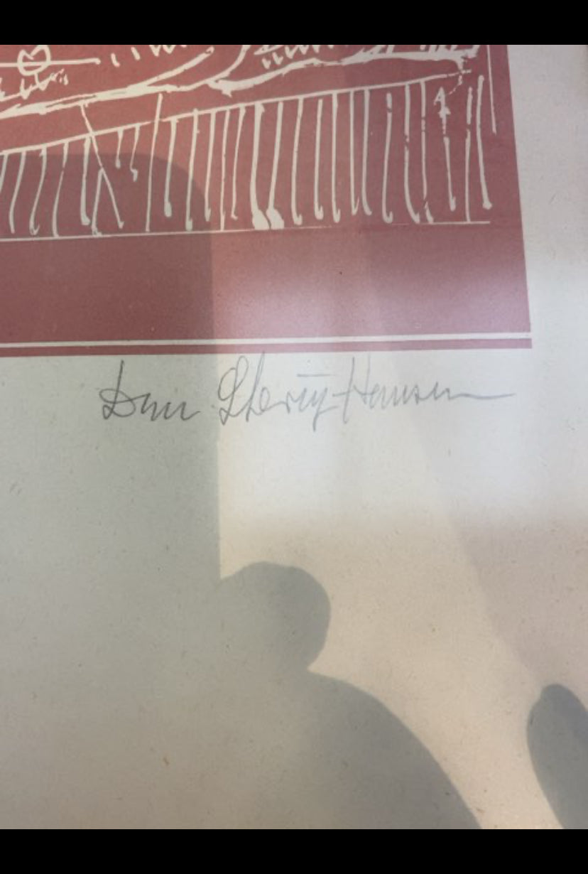 Dan sterup Hansen litografi